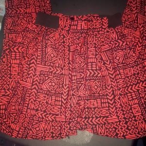 Tribal print jogger pants